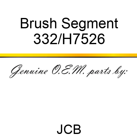 Brush Segment 332/H7526