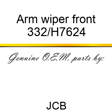 Arm wiper front 332/H7624