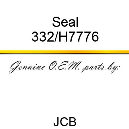 Seal 332/H7776