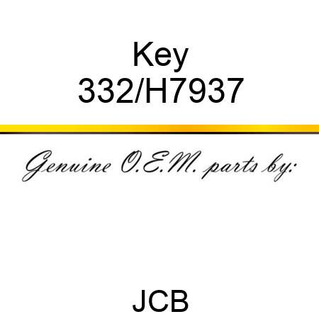 Key 332/H7937