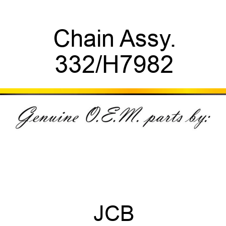 Chain Assy. 332/H7982