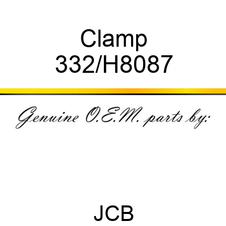 Clamp 332/H8087