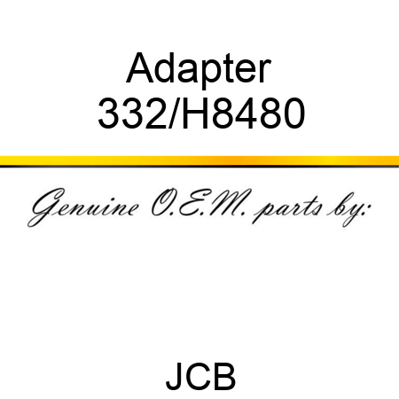 Adapter 332/H8480