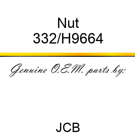 Nut 332/H9664