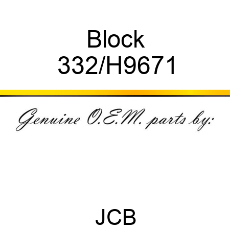 Block 332/H9671