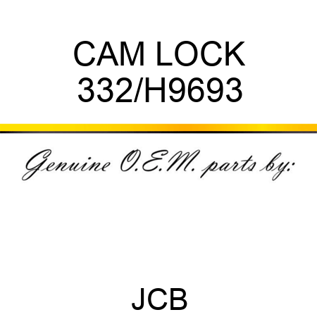 CAM LOCK 332/H9693