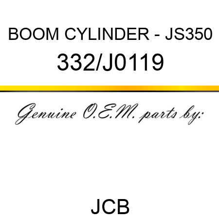 BOOM CYLINDER - JS350 332/J0119