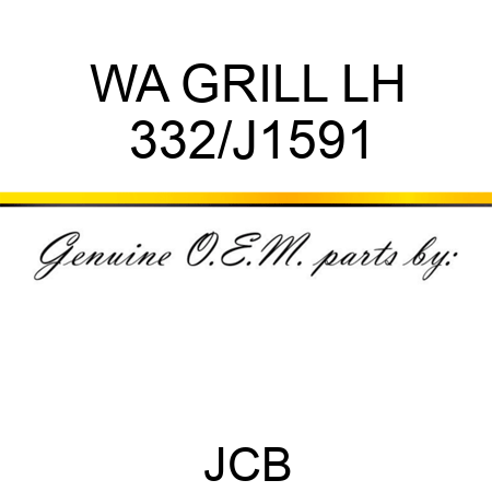 WA GRILL LH 332/J1591