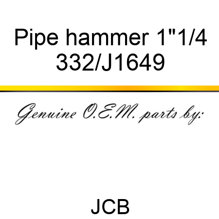 Pipe hammer 1