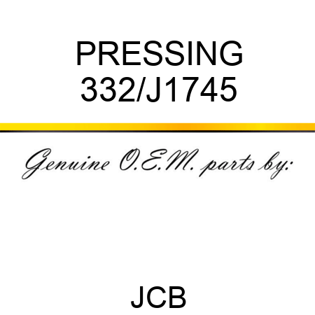 PRESSING 332/J1745