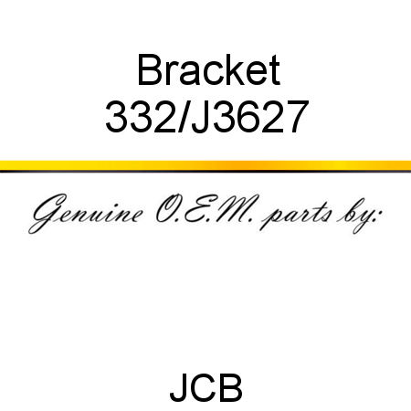 Bracket 332/J3627