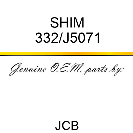 SHIM 332/J5071