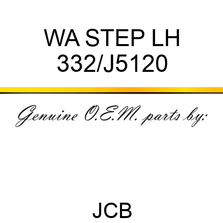 WA STEP LH 332/J5120