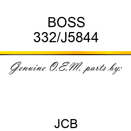 BOSS 332/J5844
