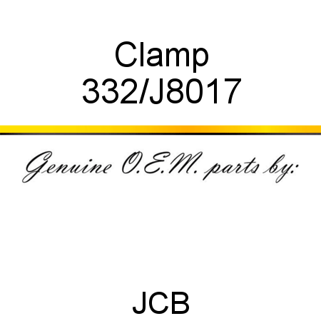 Clamp 332/J8017