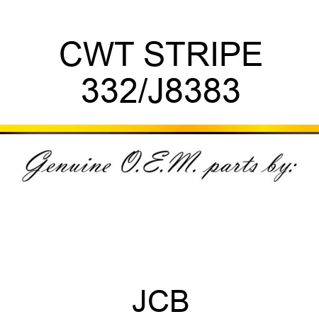 CWT STRIPE 332/J8383