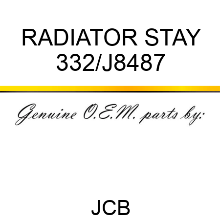 RADIATOR STAY 332/J8487