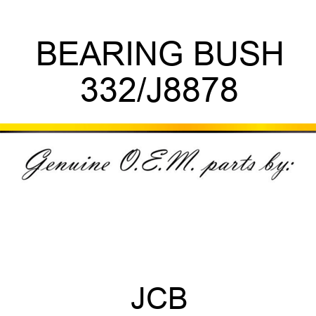 BEARING BUSH 332/J8878