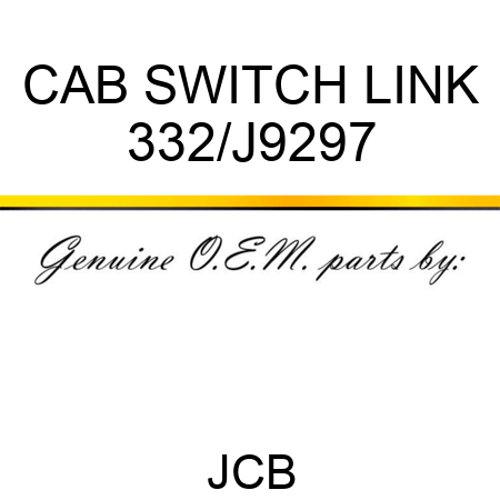CAB SWITCH LINK 332/J9297