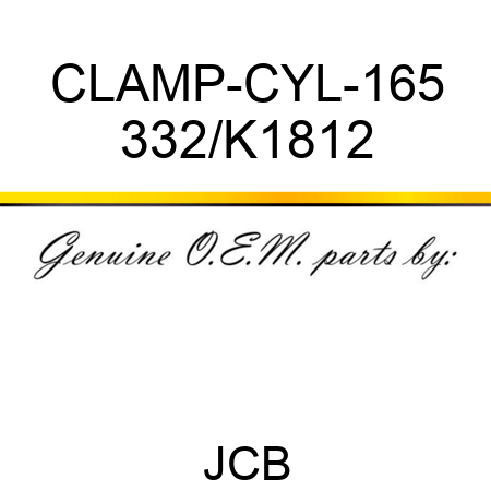 CLAMP-CYL-165 332/K1812