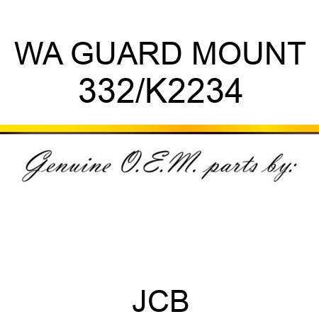 WA GUARD MOUNT 332/K2234
