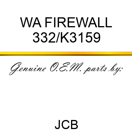 WA FIREWALL 332/K3159