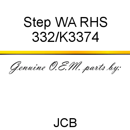 Step, WA RHS 332/K3374