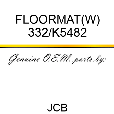 FLOORMAT(W) 332/K5482