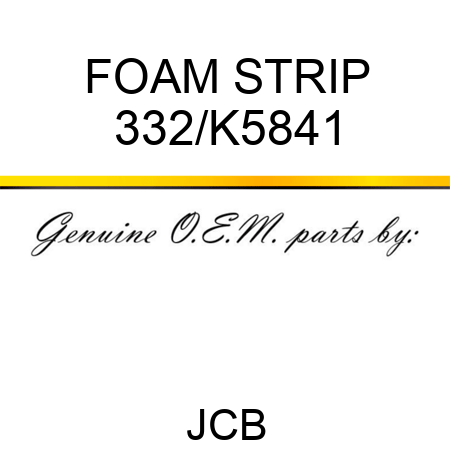 FOAM STRIP 332/K5841