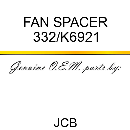 FAN SPACER 332/K6921
