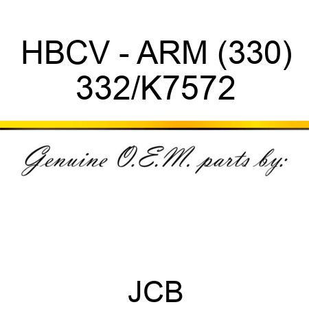 HBCV - ARM (330) 332/K7572