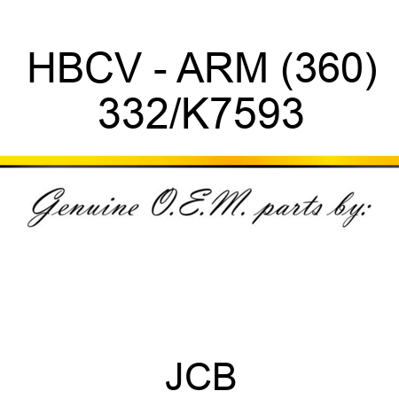 HBCV - ARM (360) 332/K7593