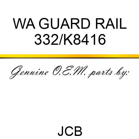 WA GUARD RAIL 332/K8416
