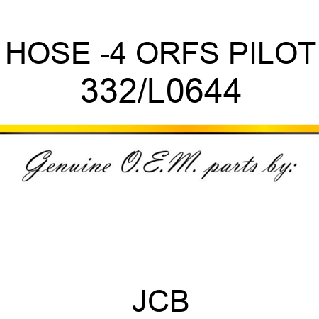 HOSE -4 ORFS PILOT 332/L0644