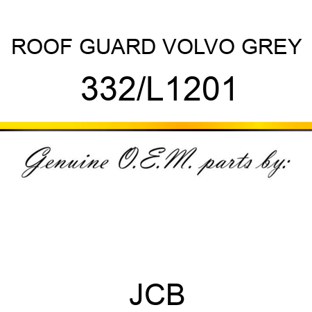 ROOF GUARD VOLVO GREY 332/L1201