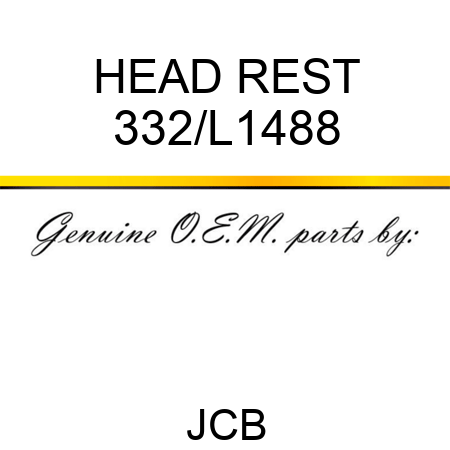 HEAD REST 332/L1488