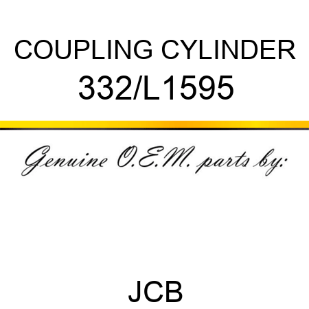 COUPLING CYLINDER 332/L1595