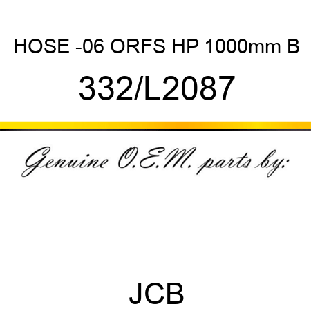 HOSE -06 ORFS HP 1000mm B 332/L2087