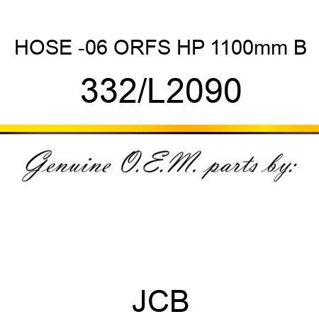 HOSE -06 ORFS HP 1100mm B 332/L2090