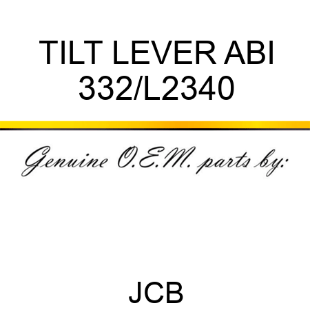 TILT LEVER ABI 332/L2340