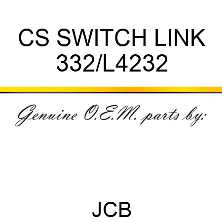 CS SWITCH LINK 332/L4232