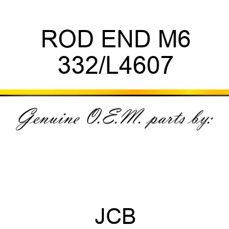 ROD END M6 332/L4607
