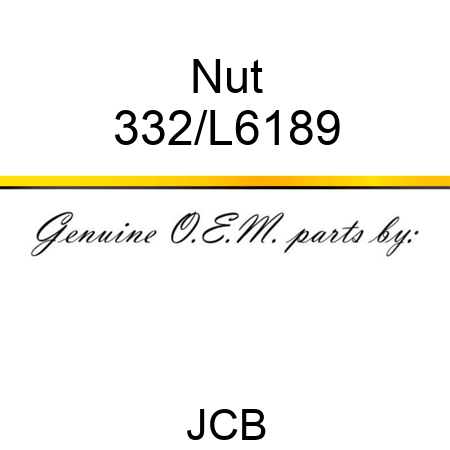 Nut 332/L6189