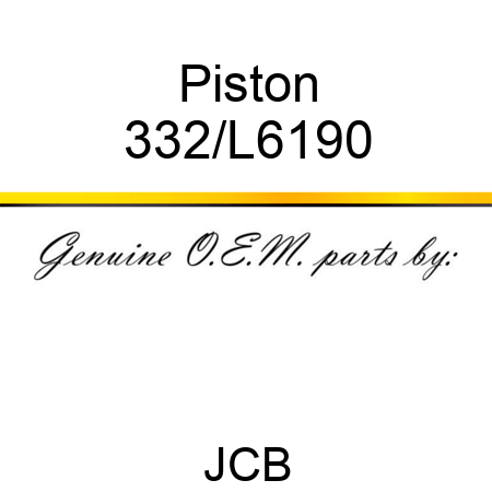 Piston 332/L6190