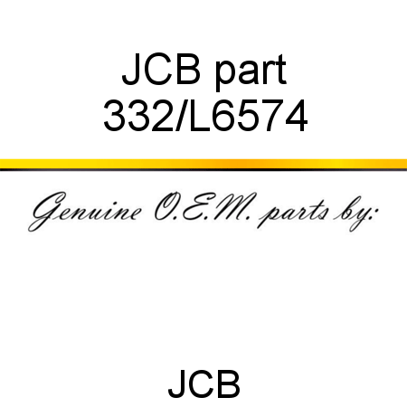 JCB part 332/L6574