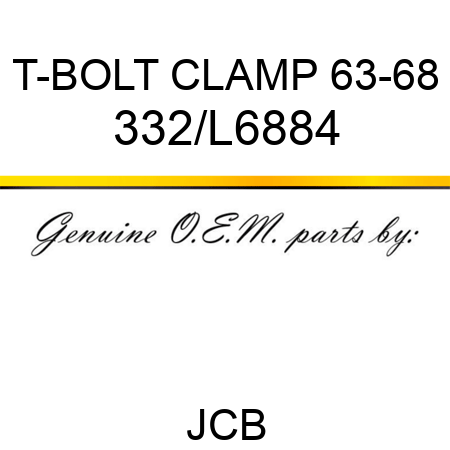 T-BOLT CLAMP 63-68 332/L6884