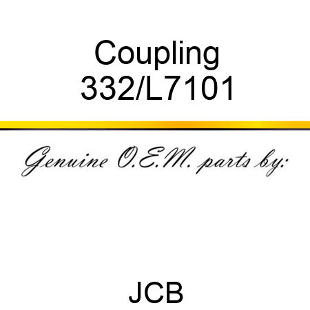 Coupling 332/L7101