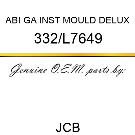 ABI GA INST MOULD DELUX 332/L7649