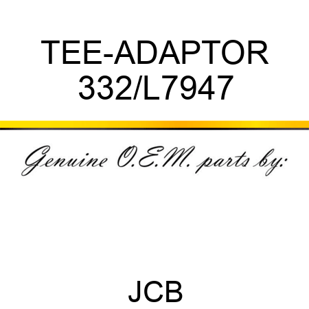 TEE-ADAPTOR 332/L7947