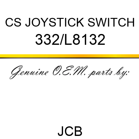 CS JOYSTICK SWITCH 332/L8132